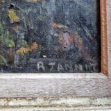 Oil on canvas signed R Jannot 70s