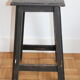 Black oak stool 460mm
