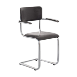 Chaise cantilever Tubax avec accoudoir