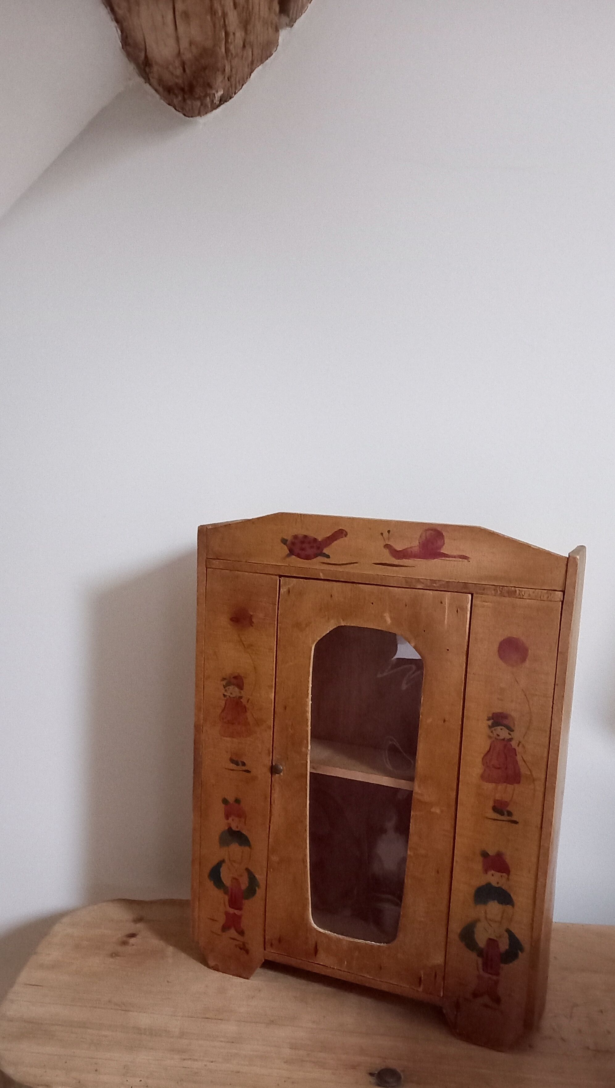 Vintage wooden children's room cabinet