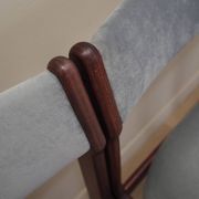 Set of four mahogany chairs, Danish design, 1970s, manufacture: Denmark