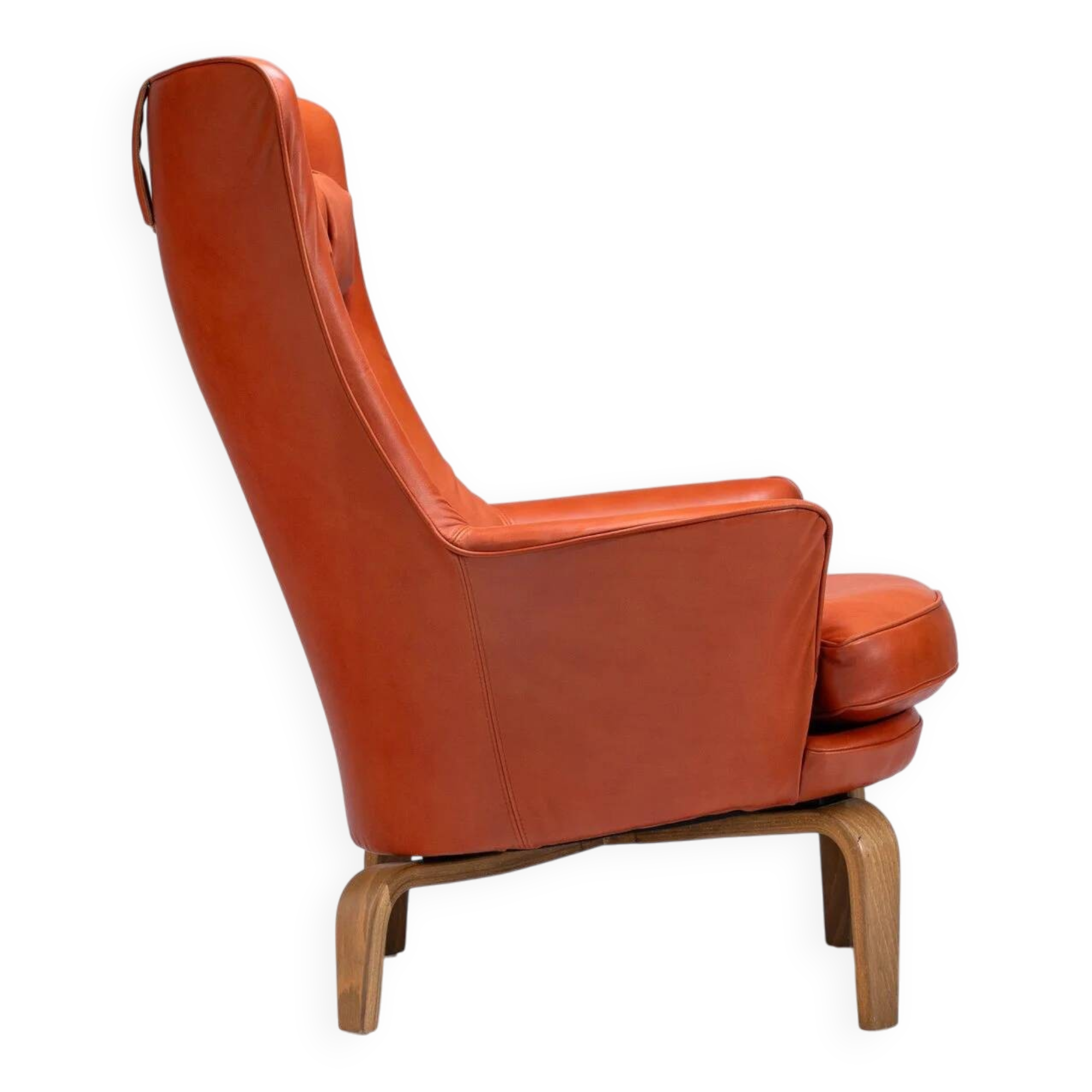 Arne Norell “Pilot” leather armchair