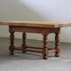Danish Baroque style coffee table in oak, 1890s