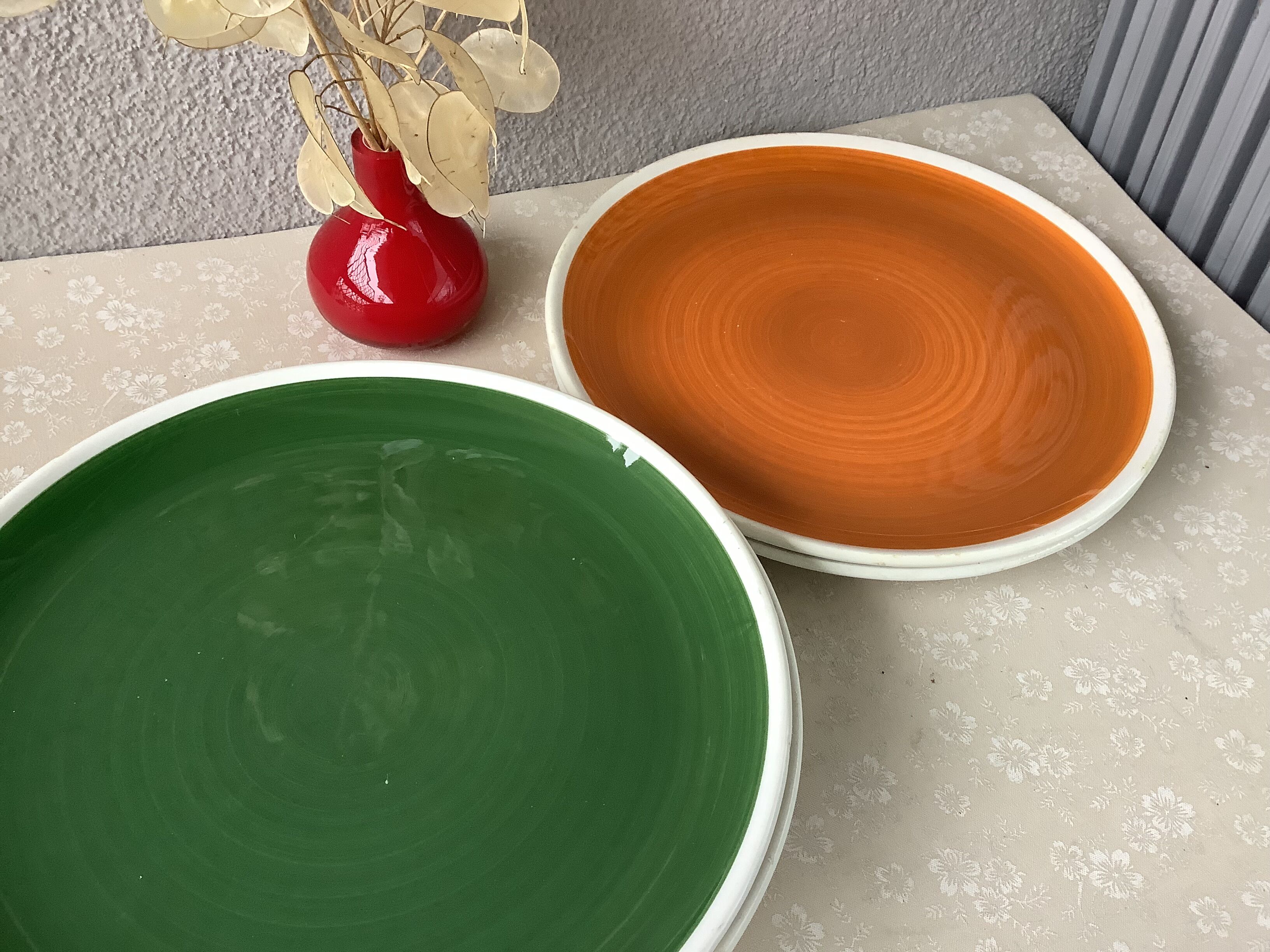 Ironstone plates SGV Hand Crafted Made in Italy