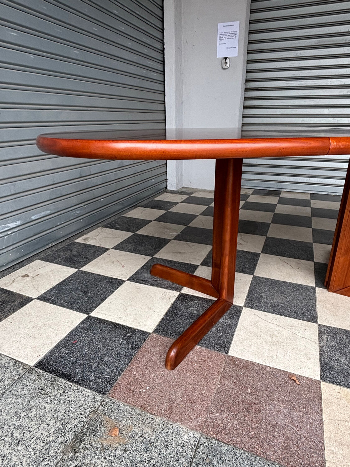 Vintage Scandinavian extendable table