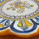 Hand-painted hand-painted decorative plate