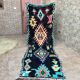 Vintage Berber Boucherouite hallway runner: Moroccan rug