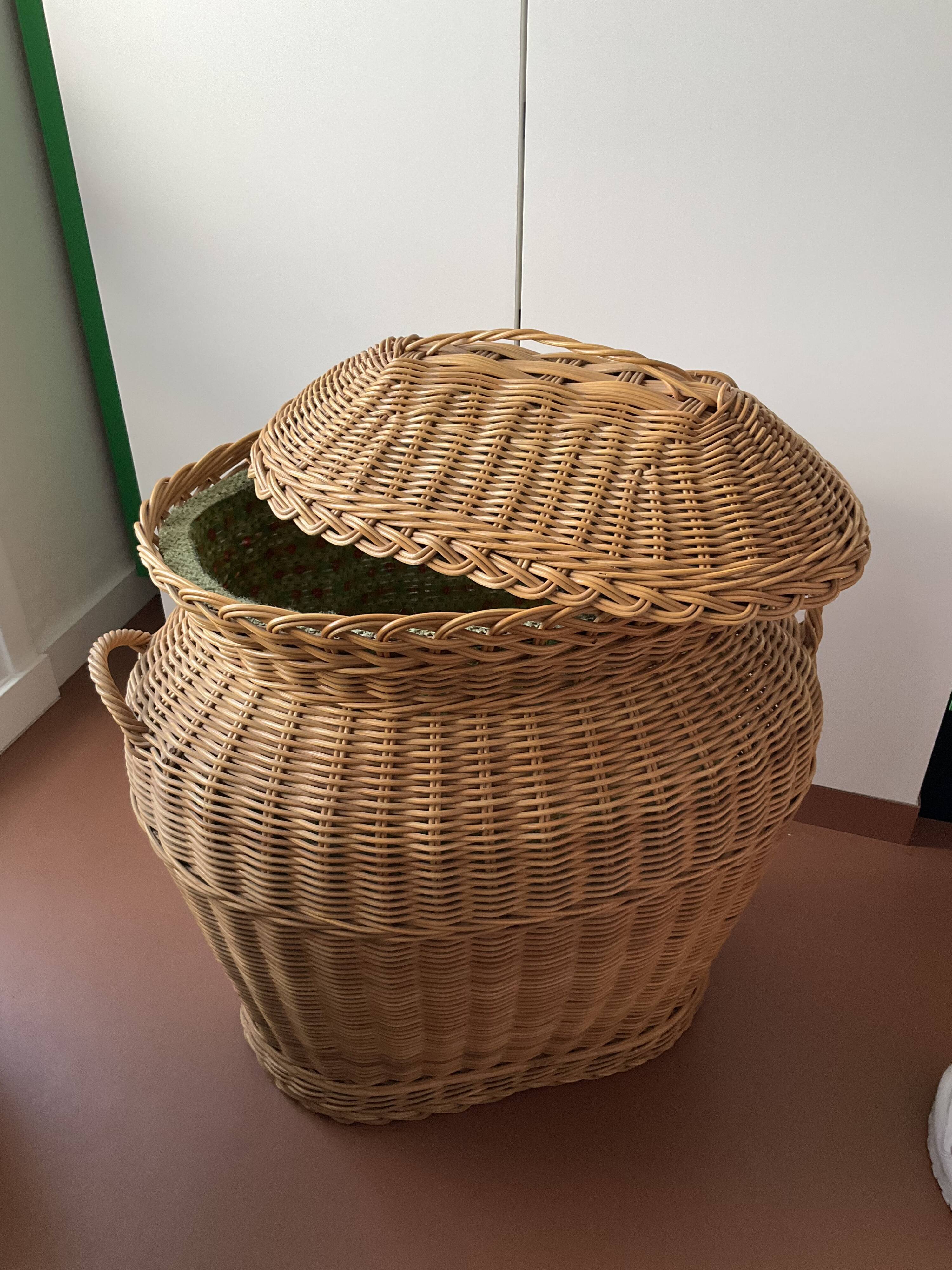 Panière à linge vintage