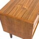 Vintage teak bedside table, 1960s