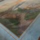 Orientalist Seascape Watercolor Painting (Algeria) + frame