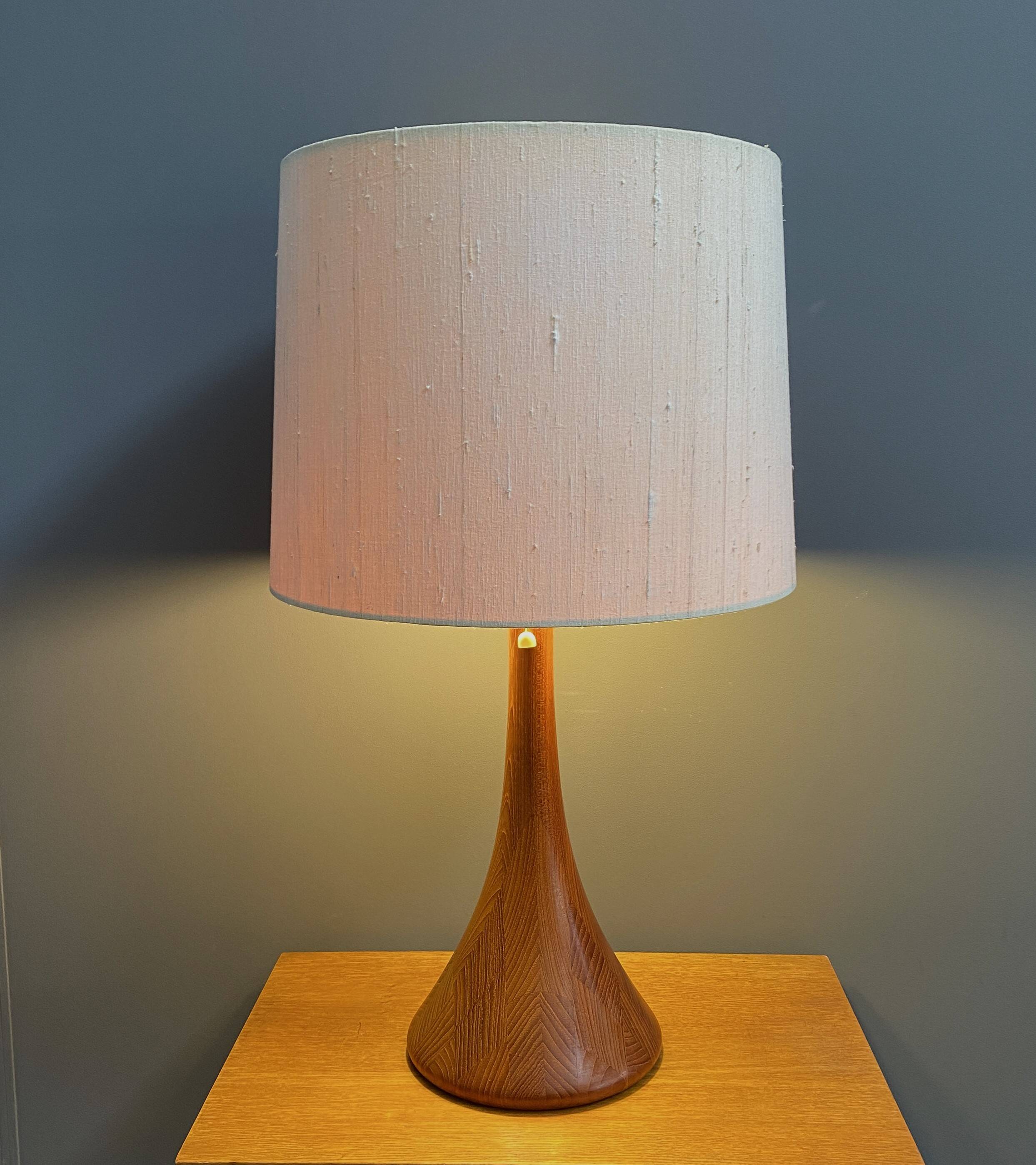 Teak table lamp by Domus model 7442, 1970s