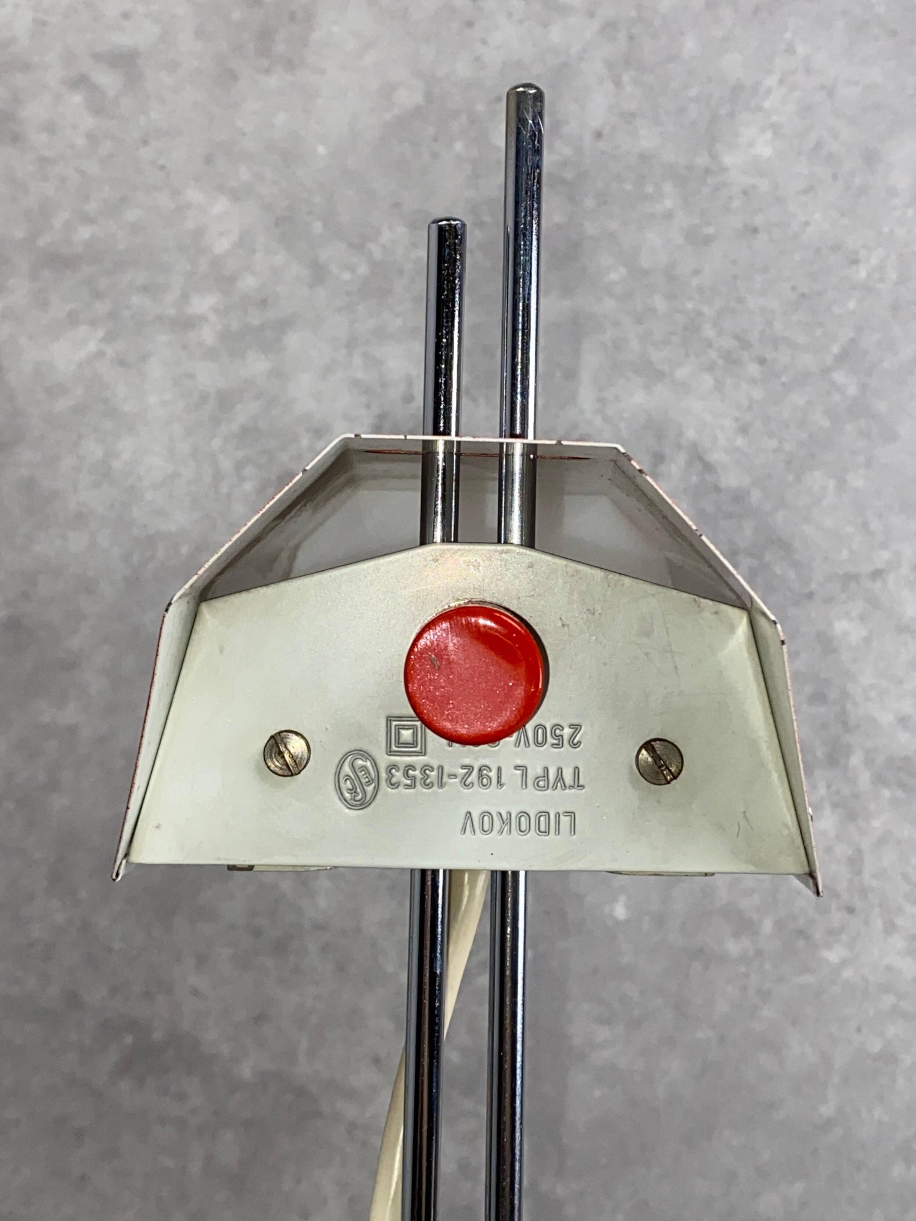Mid-century design desk lamps by Josef Hurka for Lidokov.