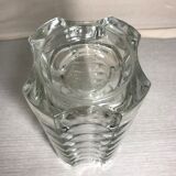 Ancient cristal vase from Arques glass mould french Art Deco style