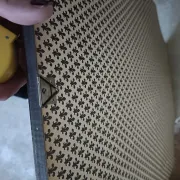 Art Deco mirror with beading