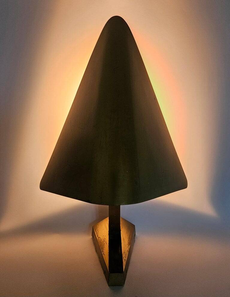 Ensemble de six lampes murales en laiton rares des années 1970, Allemagne.
