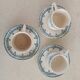 3 cups and saucers iron earth