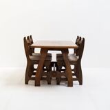 Dining Set by Guillerme & Chambron for “Votre Maison”