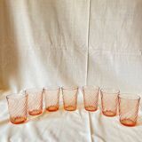 8 Verres rosaline