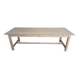 Renovated solid wood farmhouse table