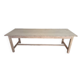 Renovated solid wood farmhouse table