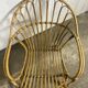 Paire de fauteuils rotin