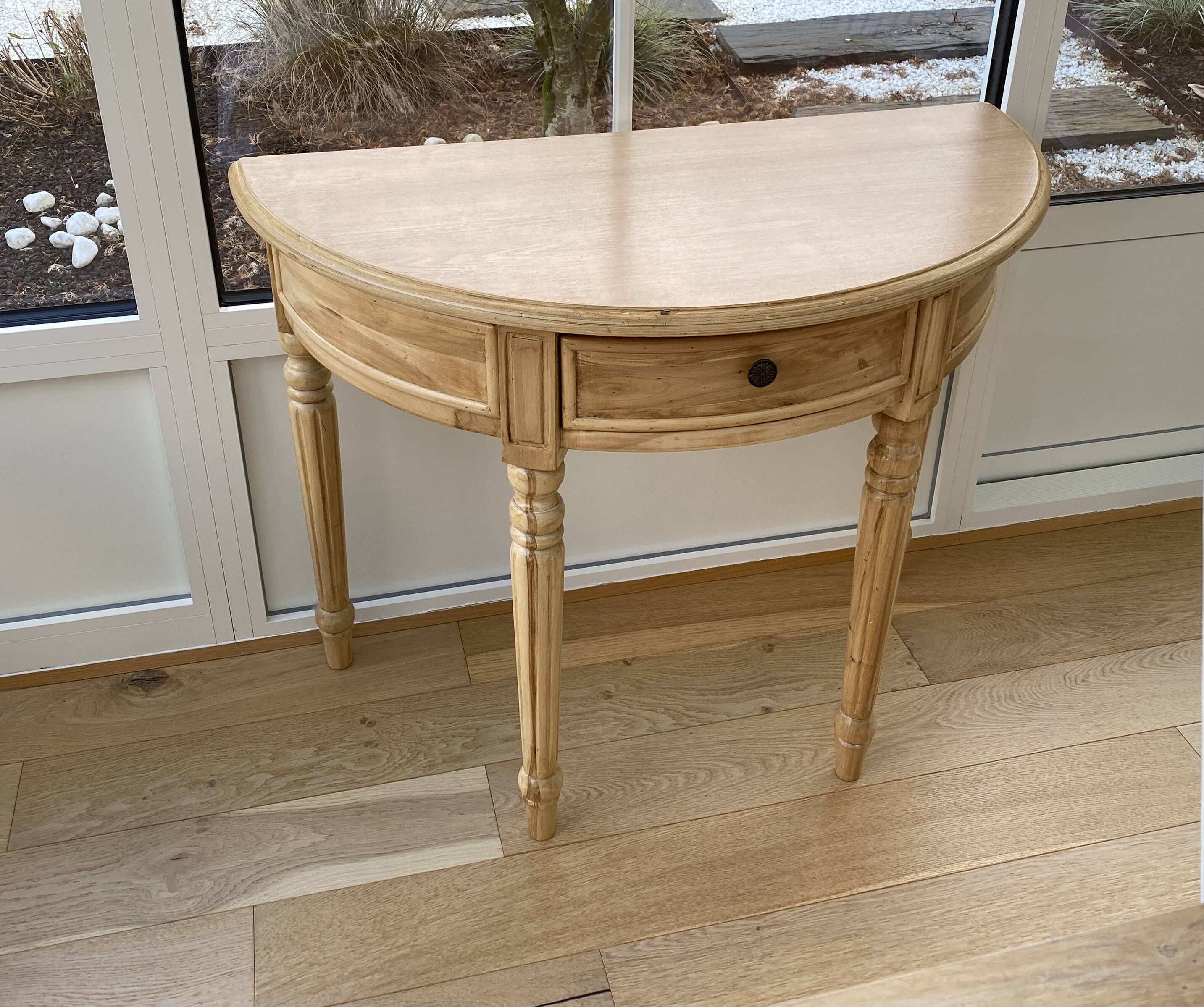 Console entree demi-lune