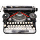 1926 new tape revised black tape underwood typewriter 3 bank