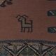 Vintage Turkish hallway rug 95x405 cm