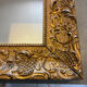 Rectangular framed mirror in wood and gilded stucco – Louis XV Rococo style