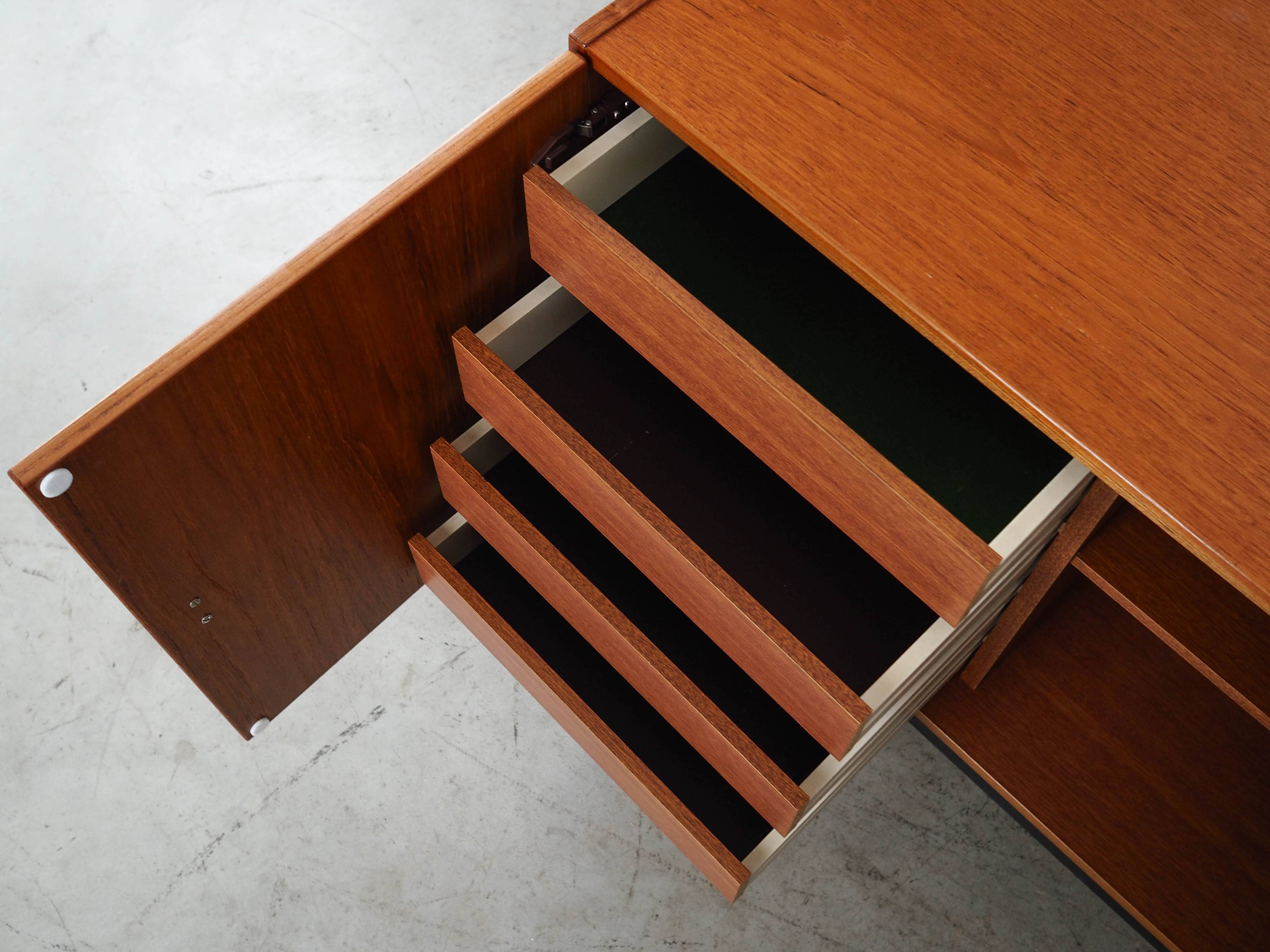 Teak cabinet, Danish design, 1970s, production: Denmark