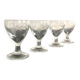 Crystal liqueur glasses