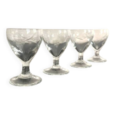 Verres à liqueur en cristal