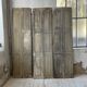 Trio of shutters louvers patina blue gray