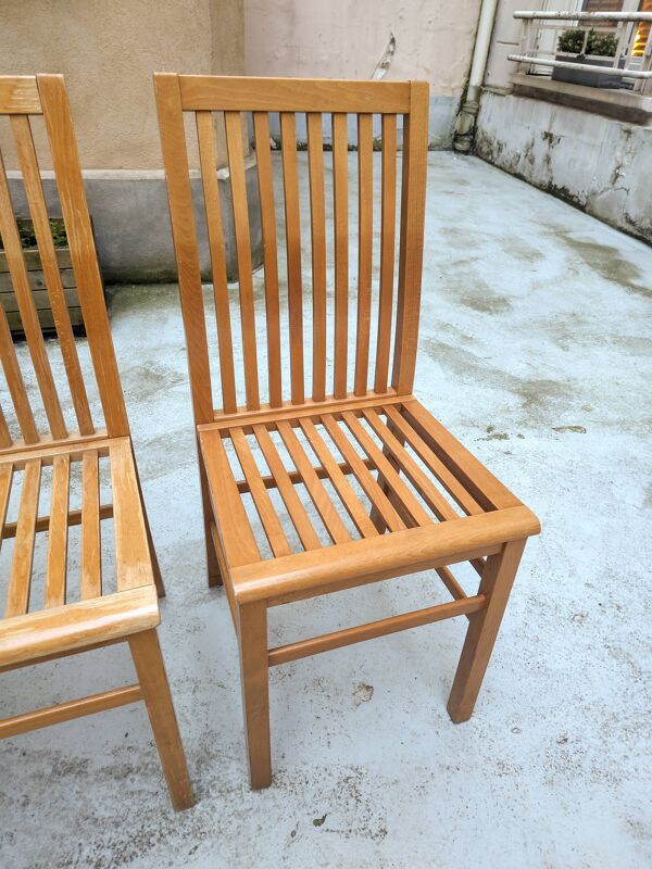6 Chaises Calligaris Bois