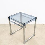 Lot de 2 tables d’appoint Marc Berthier années 60