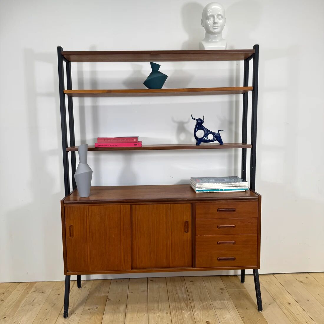 Danish teak library, 1960