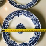 Set of 8 Luneville Mazarin plates