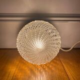 Wall lamp with vintage globe