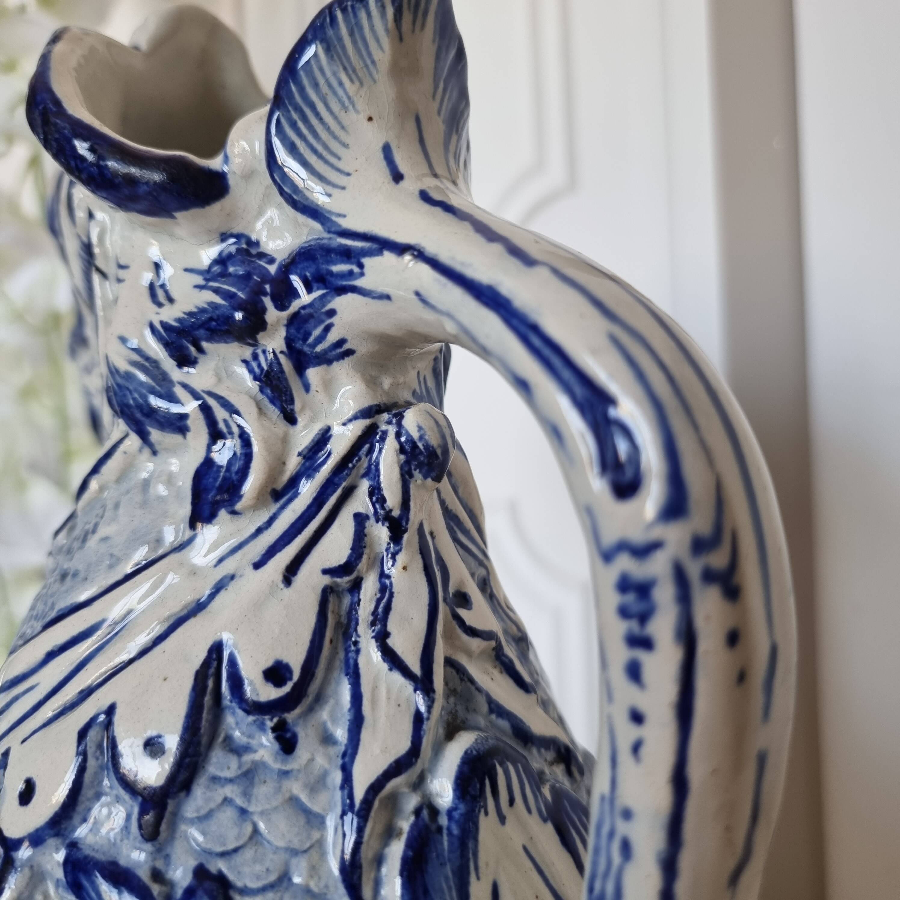 Aquamanil Pitcher with Chimera by Émile Gallé, 1890-1900