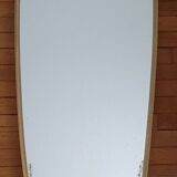 Schön vintage ovoid mirror - 1960s