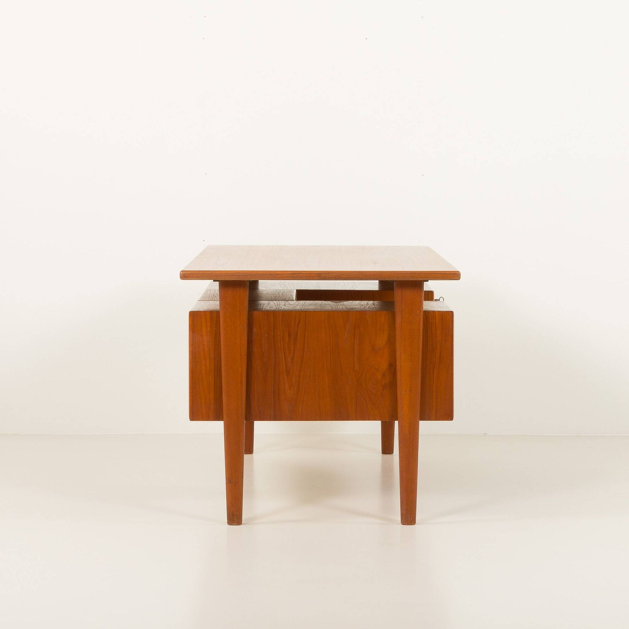 Danish teak executive desk attr. to Kai Kristiansen, 1960s