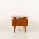 Bureau de direction danois en teck attribué à Kai Kristiansen, années 1960