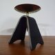 Brutalist Iron and Brass Candleholder, 1960s