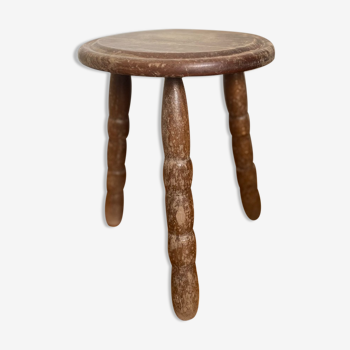 Tabouret tripode vintage années 50/60