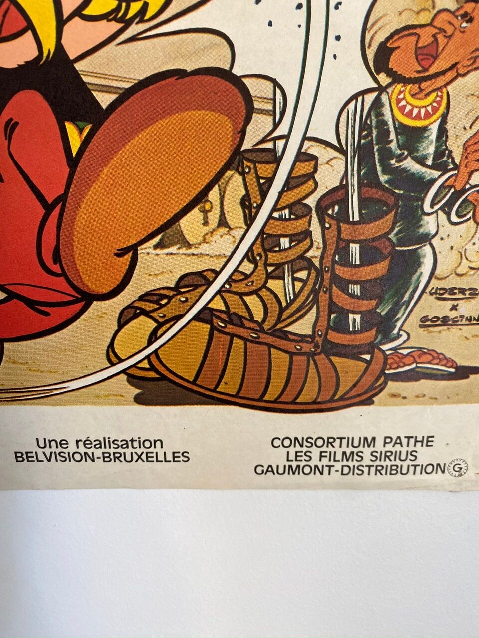 Affiche originale du film Astérix et Cleopatre année 1968