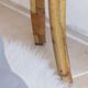 Stool-end of sofa-plant holder in rattan of years 60