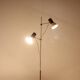 1970s chrome & metal adjustable floor lamp, czechoslovakia