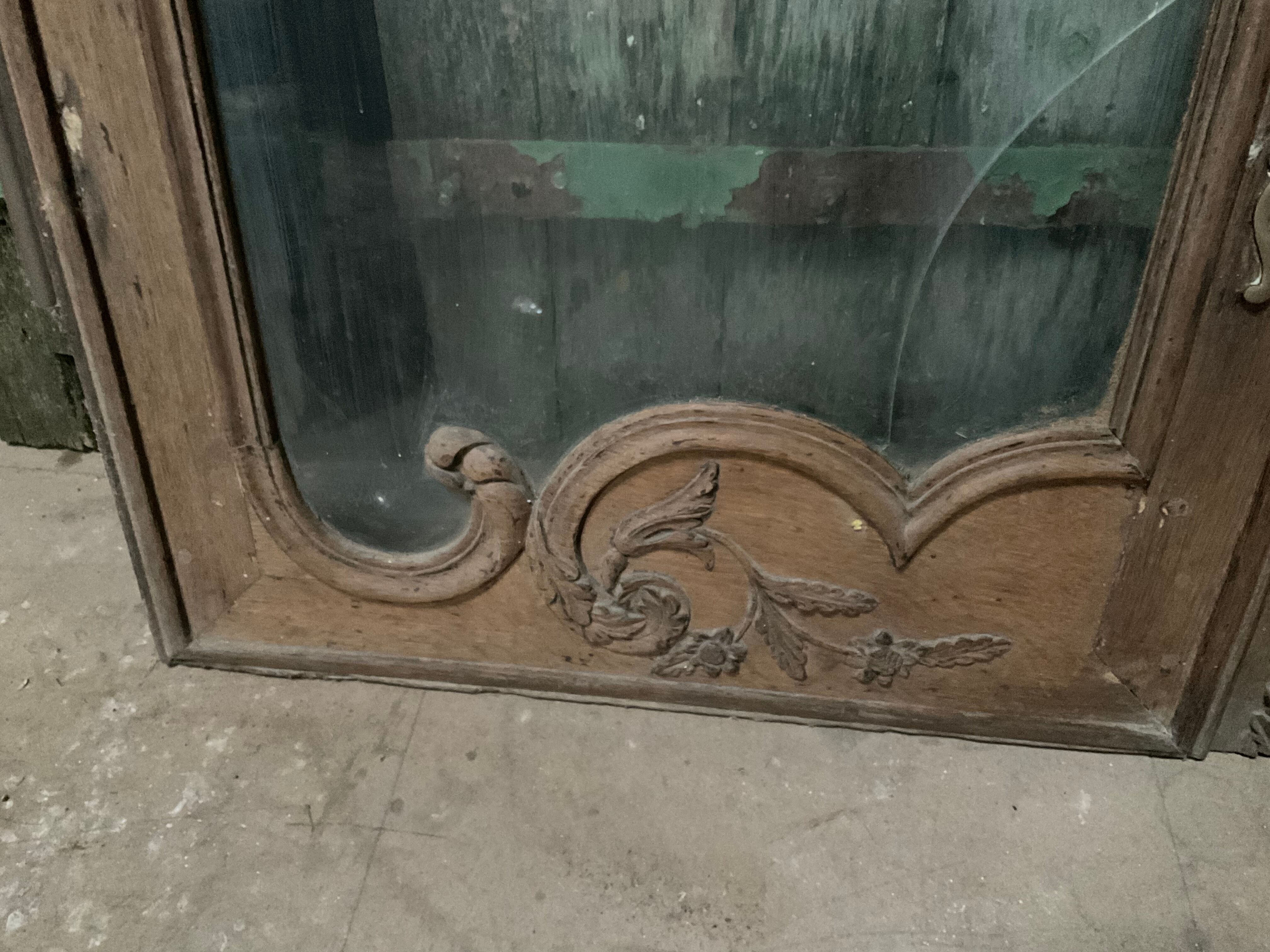 Two glass doors