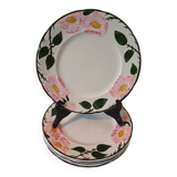 Ensemble de 6 assiettes plates Wild Rose Villeroy et Boch