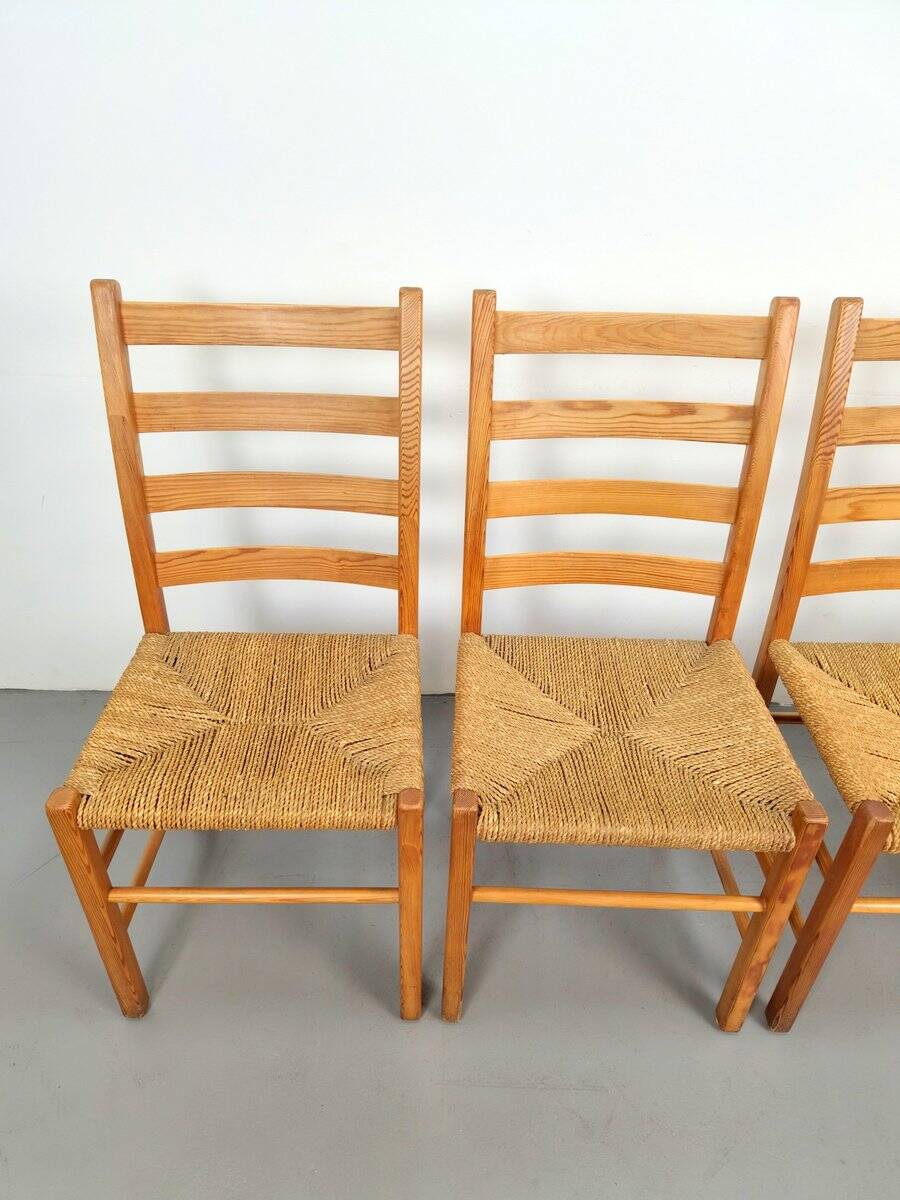Jaerstolen Aksel Dining Chair from Möbelfabrikken Aksel L. Hansson, 1970s, Set of 4